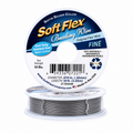 Soft Flex Satin Silver Beading Wire - 10ft