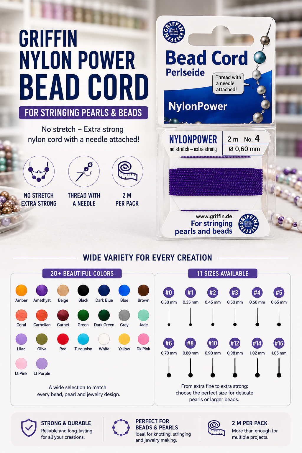 Nylon Beading Cord