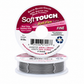 Soft Touch Satin Silver Beading Wire - 10ft